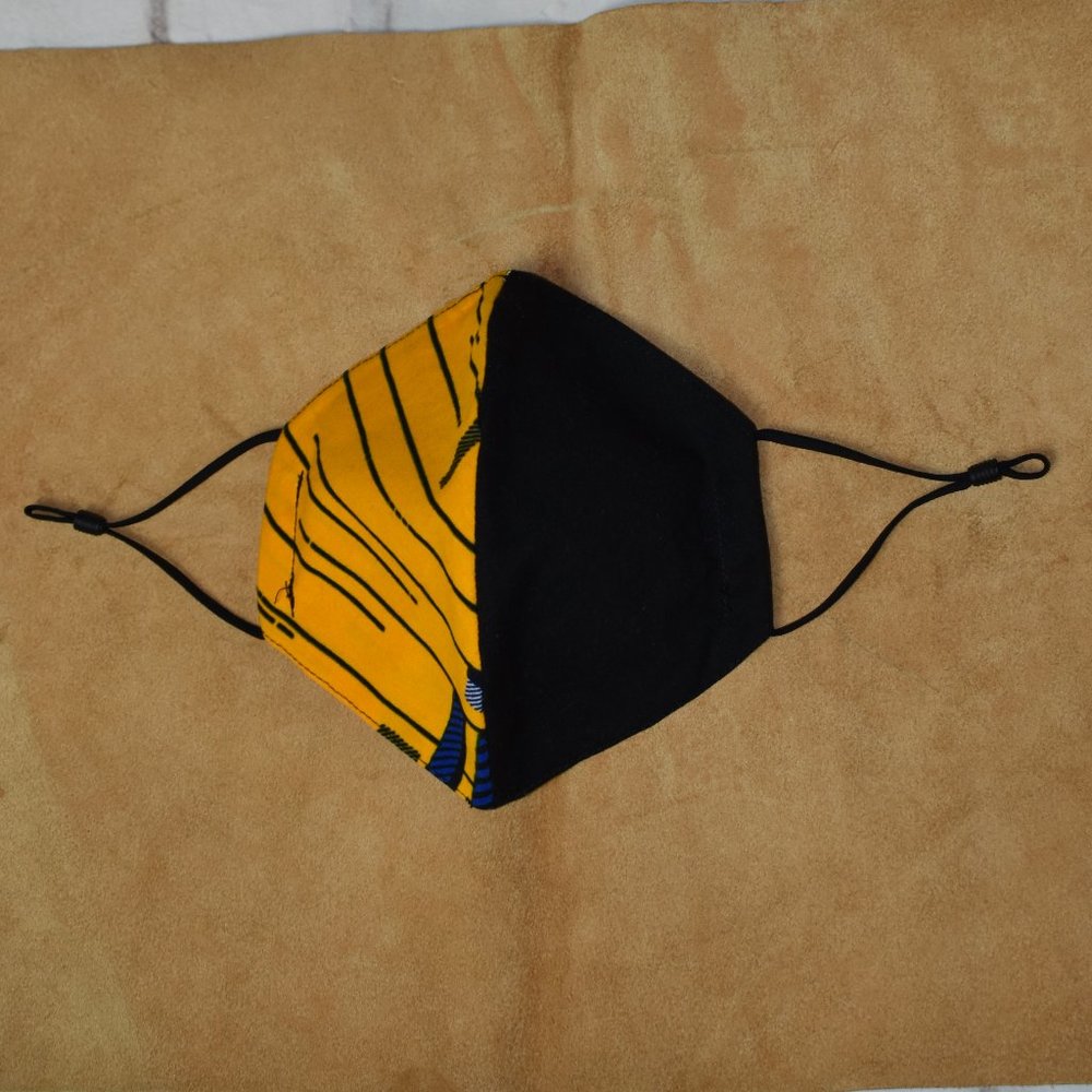 Face Mask  Men's  African print/Color block Style